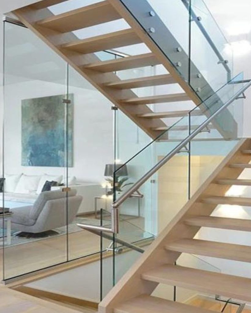 Aluminum Stair Glass